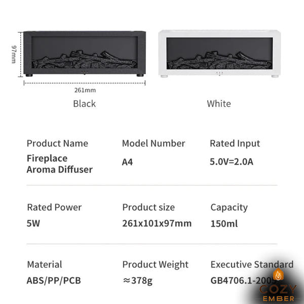 Relaxing Flame Mist Humidifier