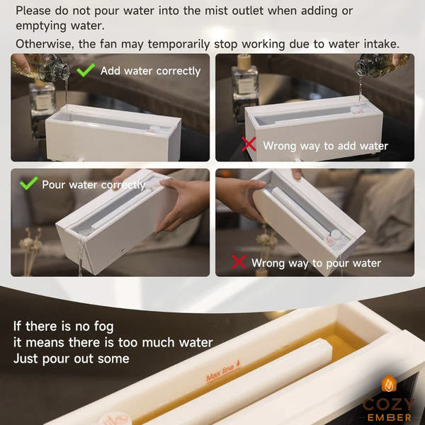 Relaxing Flame Mist Humidifier